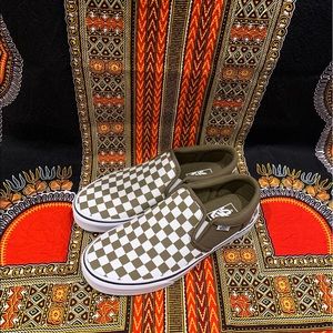 Vans Asher slip-on olive green